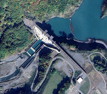 Biratori on Google Earth