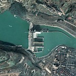 Xiangjiaba on Google Earth