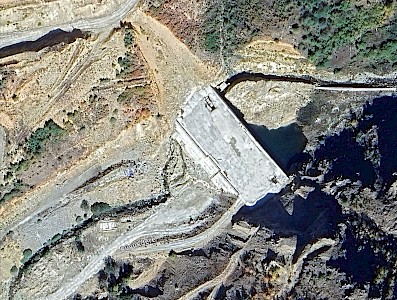 Üzengili on Google Earth