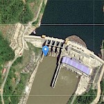 Nam Ou 5 on Google Earth