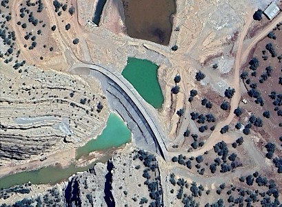 Tang e Mashooreh on Google Earth