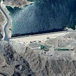 Hatta PSS-Saddle dam on Google Earth