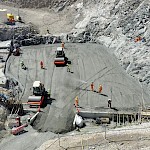 Hatta PSS-Saddle dam under construction